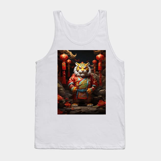 KUNG HEI FAT CHOI – THE TIGER Tank Top by likbatonboot